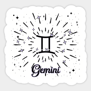 Gemini custom design Sticker